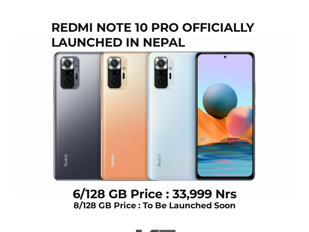 Redmi Note 10 Pro Along With 120Hz Super Amoled Display Finally Launched In&nbsp;Nepal